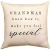 Manual Woodworkers Grandma Pillow – 12x12 Decorative Cushion with Sentimental Quote - 2 of 3