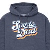 Men's - Instant Message - Retro Sports Dad Graphic Fleece Pullover Hoodie - 2 of 4