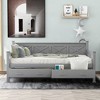 Twin Size Wooden Rustic Casual Style Daybed for Bedroom - 3 of 4