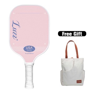 Luzz T700 Carbon Fiber Pickleball Paddle with Sandblasted Surface & Honeycomb Core Racket - Includes Free Versatile Tote Bag - 1 of 4