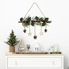 Northlight Holly Branch with Stars and Pinecones Christmas Wall Decoration - 20.75" - Red - 2 of 4
