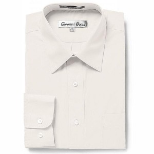 Gentlemen's Collection Men's Regular Fit Long Sleeve Dress Shirt – Available in Multiple Colors - 1 of 2