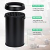 17 Gallon/65 Liter Trash Can, Fingerprint-Proof Stainless Steel Garbage Can - 4 of 4