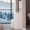 Kumasinova 37"/41" Makeup Vanity Desk with Padded Stool,Vanity Table with Brightness Adjust LED Mirror,Touch Control,Makeup Table for Bedroom,White - 4 of 4