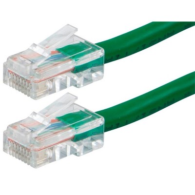 Monoprice Cat5e Ethernet Patch Cable - 15 Feet - Green, RJ45, Stranded, 350Mhz, UTP, Pure Bare Copper Wire, 24AWG - Zeroboot Series