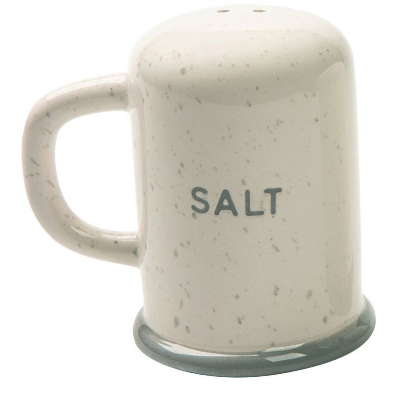 Transpac Spring Camping Mugs Dolomite Salt and Pepper Shakers Collectables White 3.75 in. Set of 2, 2 of 6