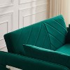 Sapphtopaz 3-in-1 Couches for Living Room Pull-Out Sleeper Sofa Bed with USB Loveseat with 2 Pillows and Pocket Convertible Sofa Bed for Bedroom - 2 of 4