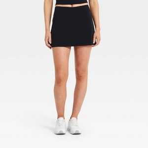 Women's Knit Skort - JoyLab™ Black XXS : Target