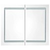 vidaXL Bathroom Cabinet Anthracite MDF, Glass Medium Bathroom Cabinet - 4 of 4