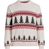 Lands' End Men's Classic Cotton Drifter Signal Flags Crew Neck Sweater - 3 of 4