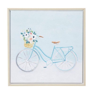 French Country Polystone Framed Wall Canvas - Olivia & May