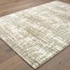 Captiv8e Designs Valentina Industrial Distressed Abstract Ivory/Taupe Area Rug - 3 of 4