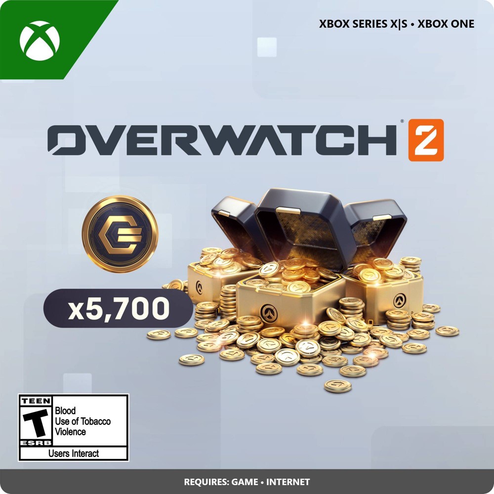 Photos - Game Overwatch 2 Coins x5,700 - Xbox Series X|S/Xbox One (Digital)
