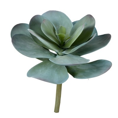 Vickerman 12" Artificial Blue Succulent Stem.