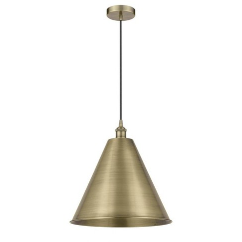 Innovations Lighting Edison Cone 1 - Light Pendant in  Antique Brass - image 1 of 1