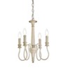 Elegant Lighting Flynx 4 lights pendant in weathered dove - image 3 of 4