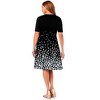 Jessica London Stretch Ponte Flare Dress - 3 of 4