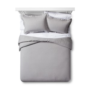 Cashmere Gray Lightweight Linen Comforter Set (Full/Queen) - Fieldcrest