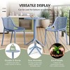 WestinTrends Playa 23.5" Outdoor Polypropylene Resin Round Patio Bistro Dining Table for 2 - 4 of 4