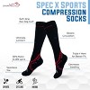 Bison Life Over The Calf Graduated Compression Socks for Women & Men, Anti-fatigue (15-20 mm/Hg),  5 Pairs - 2 of 4