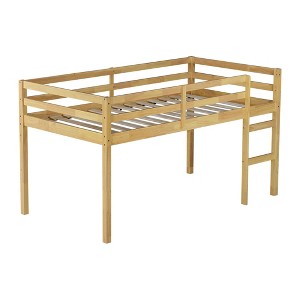 YOOCOZZ Twin Size Low Loft Bed with Ladder - 1 of 4