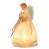 Kurt Adler 10-Light 9 Inch Ivory and Gold Angel Treetop - 2 of 4