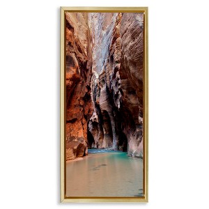 Stupell Industries Zion National Park Cliffs, 15" x 31" - 1 of 4