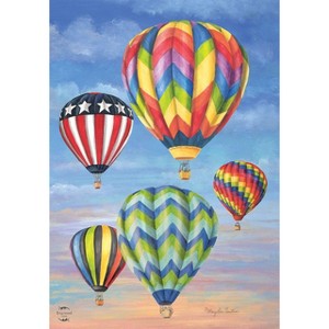 Hot Air Balloons Summer House Flag 28" x 40" Briarwood Lane - 1 of 4