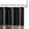 PAGED 72x72 Inch Polyester Jacquard Shower Curtain with 12 Button Holes,Traditional Shower Curtains for Bathroom - 4 of 4