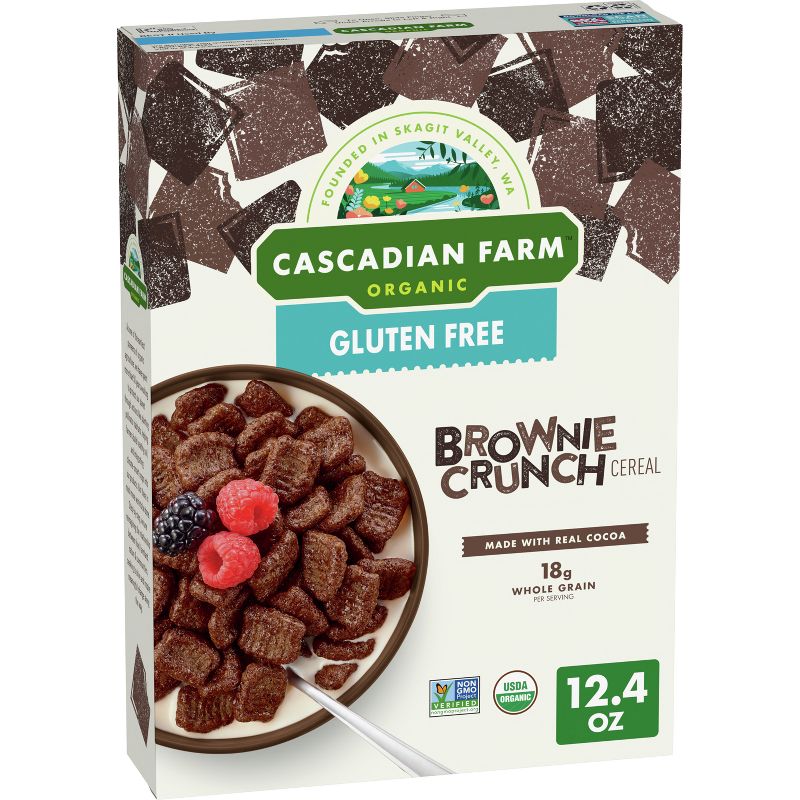 Cascadian Farm Brownie Crunch Cereal - 12.4oz, 1 of 10