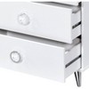 PAGED Dresser with Drawers Modern Design Storage Drawers with Brushed Nickel Tone Knobs and Bar Pulls for Living Room, Hallway, Office - 4 of 4
