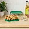 4pc (set of 2) 4c Rectangular Glass Food Storage Container Set - Room Essentials™ - 2 of 3