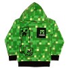 Minecraft Big Boys Creeper Fleece Hoodie and Jogger Pants 2-Piece Outfit Set - Green, 8 - 2 of 4