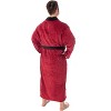 Star Trek TNG Adult Costume Fleece Plush Robe Bathrobe - Big And Tall - Picard - 4 of 4