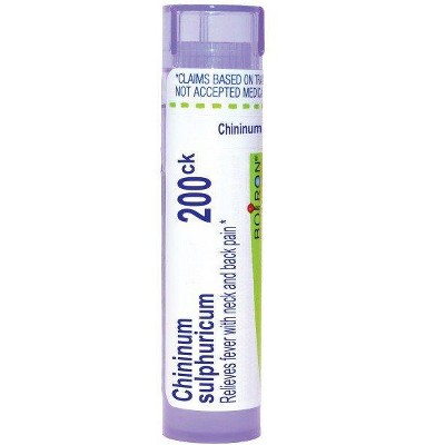 Chininum Sulphuricum 200CK by Boiron Homeopathic Single Medicine For Pain  -  80 Pellet