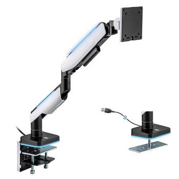Mount-It! Heavy-Duty Ultrawide Monitor Arm up to 49" / 44 Lbs. for Samsung Odyssey G9, 75x75 & 100x100 VESA Desk Mount for Widescreen Curved Monitors