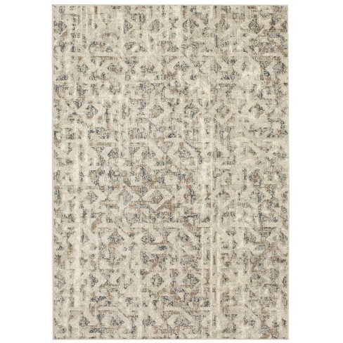 5'x7' Distressed Geometric Tufted Area Rug Gray/green - Threshold™ : Target