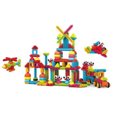 PICASSO-TILES 240 PC Hedgehog Building Blocks Set for Toddlers, Boys & Girls 3+