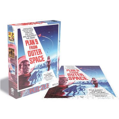 Plan9 From Outer Space (500 Piece Jigsaw Puzzle)