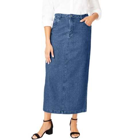 A line denim skirt hotsell size 22