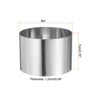 Unique Bargains Stainless Steel Seamless Nonstick Mirror Coating Round Cake Ring - 2 of 4