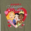 Girls' - Disney Princess - Kisses and Valentine Wishes Short Sleeve Graphic T-Shirt - 2 of 4