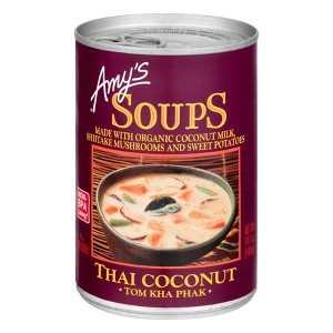Amy's Tom Kha Phak Thai Coconut Soup - 14.1 oz, Pack of 4 - 1 of 1