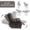 Dual Motor Infinite Position Large Power Lift Recliner Chair with Heat, 8-Point Massage, Hidden Cup Holders, and Medium-Firm Heavy-Duty Design - 4 of 4