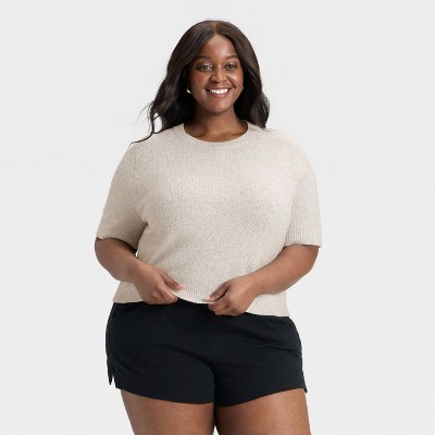 Women's Short Sleeve Crewneck Pullover Sweater - Universal Thread™
