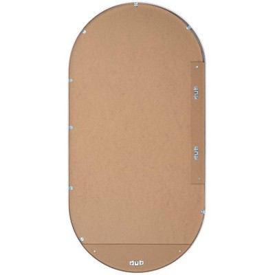 Soyla 39" Oval Silver and Gold Wall Mirror