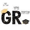 Big Dot of Happiness Hello College Graduation Party Yard Signs - Outdoor Lawn Decorations - GRAD - 3 of 4