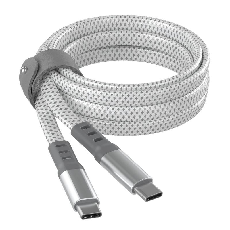 Just Wireless Ultra Braided USB-C to USB-C Flat Cable, 5 of 9