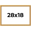 PosterPalooza | 28x18 Wood Antique Frame with UV Acrylic, 4 Finishes: Bronze, Gold, Silver, and Black - 2 of 4