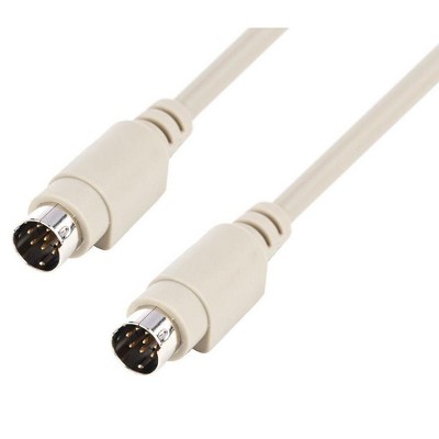 Monoprice Mac+/Imagewriter II Cable - 6 Feet - Beige | MDIN8 Male/Male